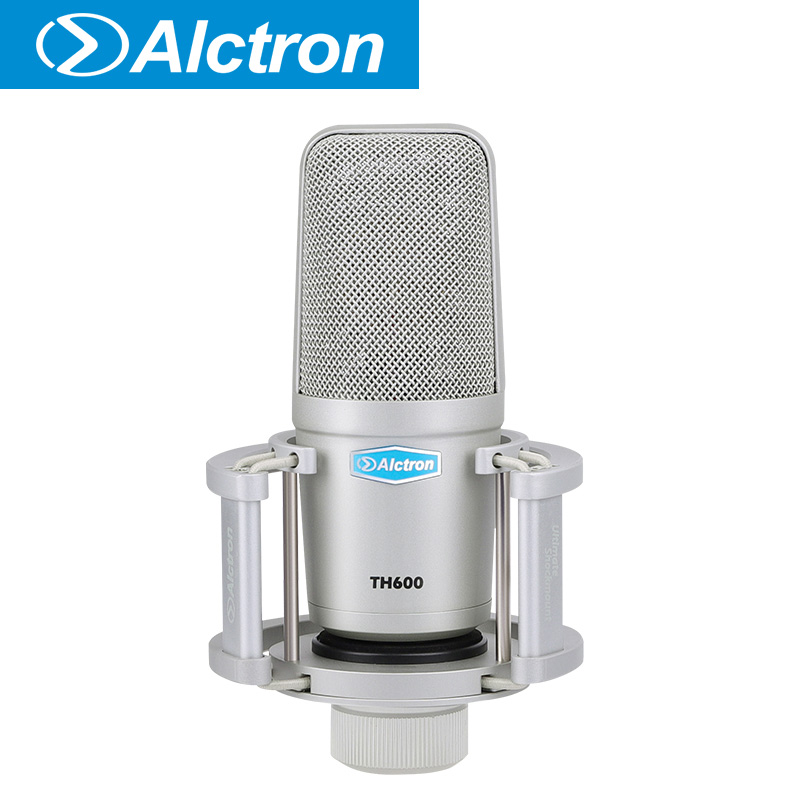 Recording Pop Filter - ไมโครโฟนคอนเดนเซอร์ Alctron TH600 ใช้ในสตูดิโอ มาพร้อมฟิลเตอร์ป๊อปและโช้คอัพ บันทึกเสียง