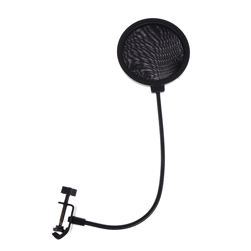 Recording Pop Filter - 1 ชิ้นไมโครโฟน Pop Filte Double Layer