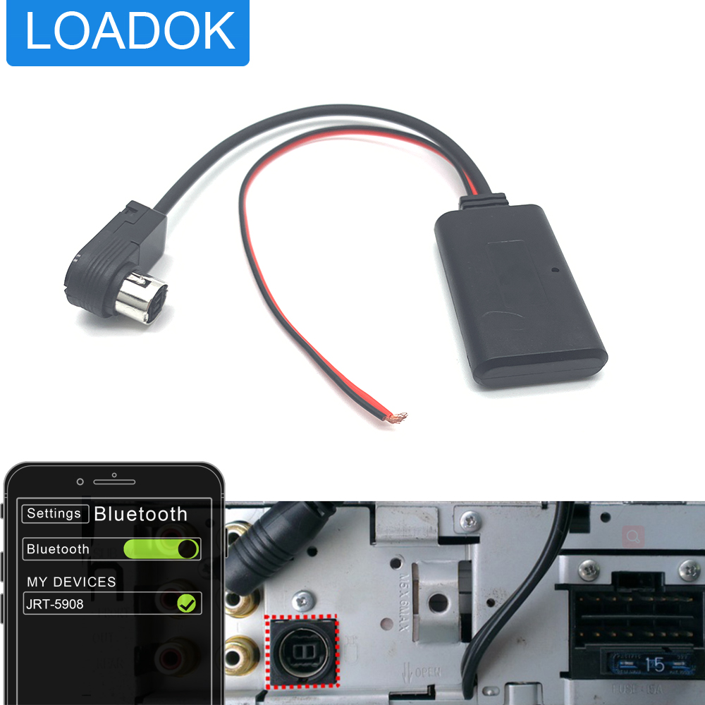 Audio Music Ai - รถ Bluetooth 5.0โมดูลอะแดปเตอร์สายเคเบิล Aux สำหรับ JVC