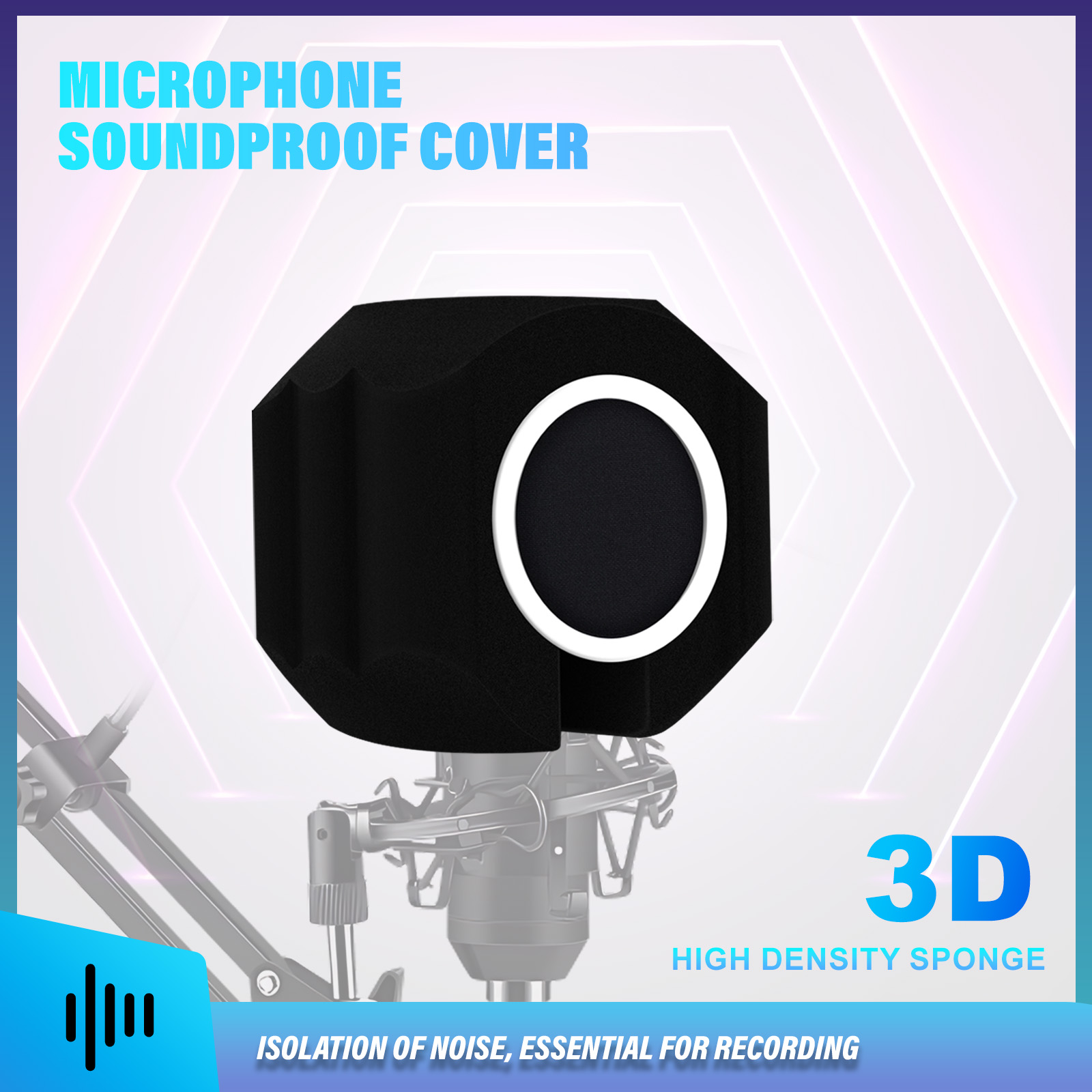 Recording Pop Filter - ไมโครโฟน WIND SHIELD POP FILTER การแยก