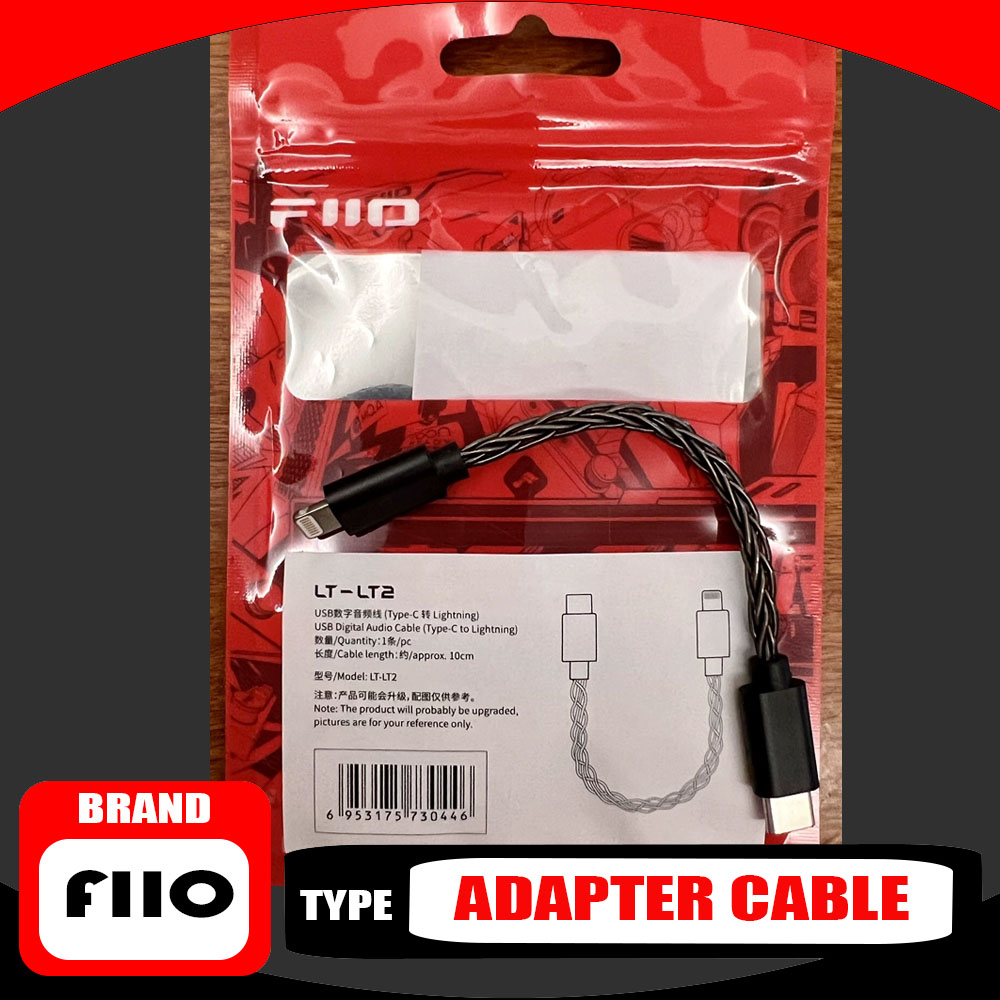 Audio Music Link - FiiO LINK TC2 LT-LT2 สายสัญญาณเสียงเครื่องเล่นเพลงตัวถอดรหัสเครื่องขยายเสียงหูฟังอะแดปเตอร์ OTG