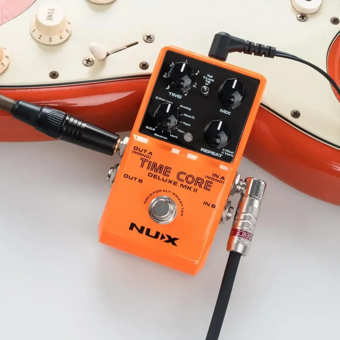 Looper Pedal Guitar - NUX-Time Core Deluxe MKII เอฟเฟคกีตาร์ไฟฟ้า, แป้นเหยียบดีเลย์อเนกประสงค์,
