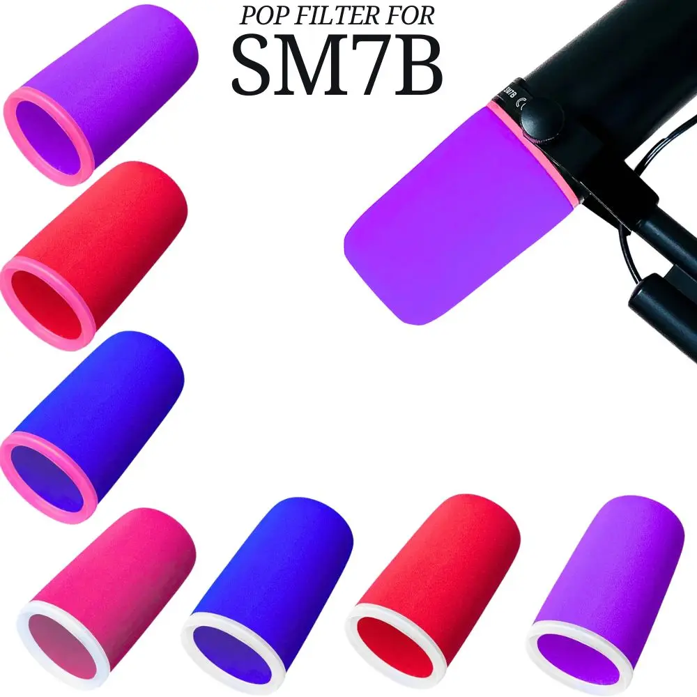 Recording Pop Filter - แผ่นกรองเสียงลมสำหรับไมโครโฟน Shure SM7B ของแท้ ฟองน้ำครอบป้องกันเสียงรบกวน อะไหล่เปลี่ยนสำหรับไมค์