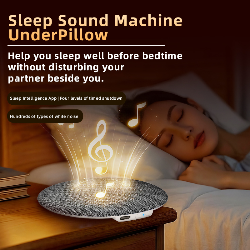 Audio Music Apple - ลำโพงบลูทูธ 6.0 สำหรับนอนหลับ เครื่องเล่นเพลง MP3 ไร้สายสำหรับนอนหลับ