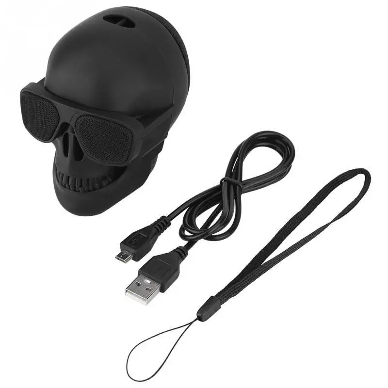 Audio Music Enhancer - ลำโพงบลูทูธไร้สายแบบพกพาขนาดเล็ก ดีไซน์เท่ เสียงสเตอริโอคุณภาพสูง เบสหนักแน่น กำลังขับ 5