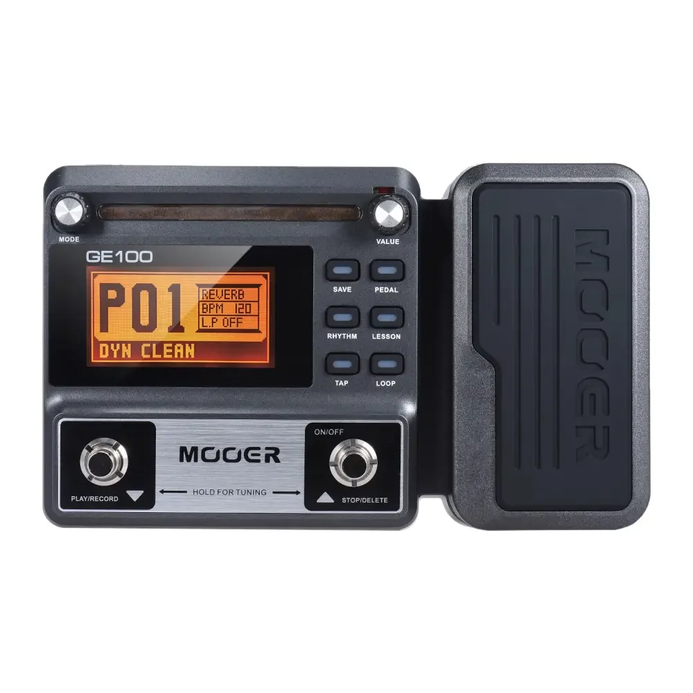 Looper Pedal Guitar - MOOER GE100 Multi-Effectsกีตาร์พร้อมการบันทึกLoopสูงสุด 180S 8 โมดูลผล
