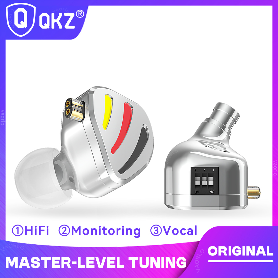 Audio Music Dj - หูฟัง QKZ HIFI สำหรับมอนิเตอร์เสียงร้อง ปรับแต่งได้ 3