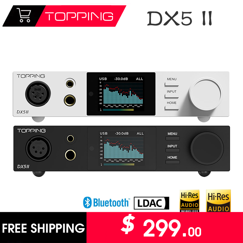 Audio Music Generator - Topping DX5II DX5 II เพลงดิจิตอลถอดรหัสเสียง DAC
