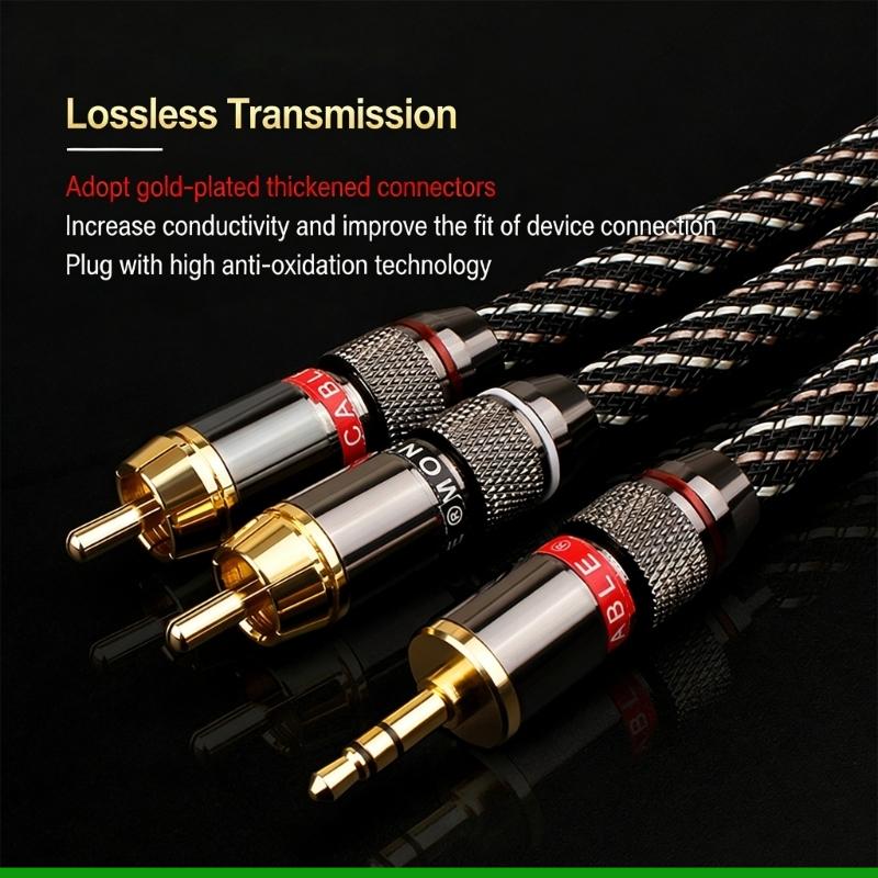 U55C สายเคเบิลเพลงชายถึง 2 ลิง - Audio Music Link บทวิจารณ์และราคา