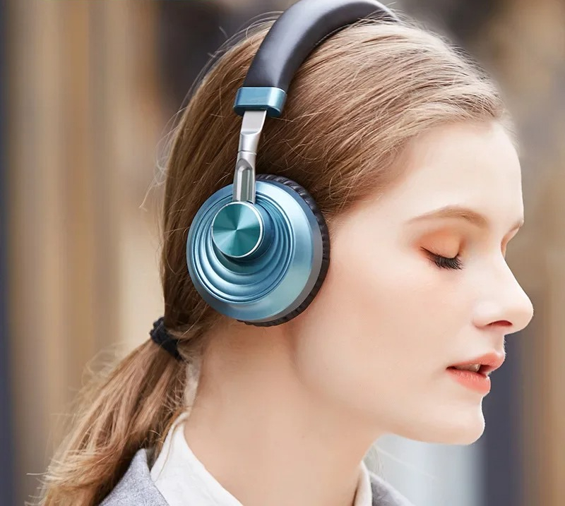 ชุดหูฟังโลหะย้อนยุคไร้สายบลูทู - Audio Music Dj บทวิจารณ์และราคา