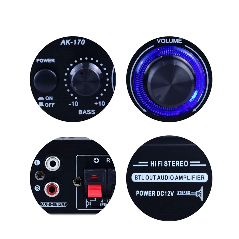 AK170 Mini Digital Power Audio - Audio Music Generator บทวิจารณ์และราคา