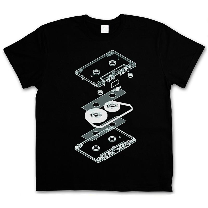 เสื้อยืดลายเทปคาสเซ็ตเสียงระเบ - Audio Music Dj บทวิจารณ์และราคา