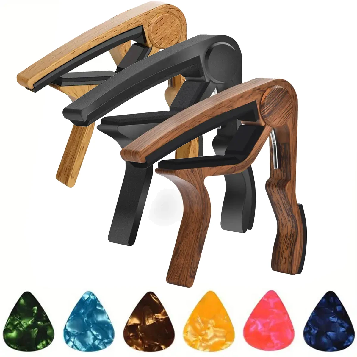 คาโปกีต้าร์โลหะผสมสังกะสีคุณภา - Guitar Capo Clip บทวิจารณ์และราคา