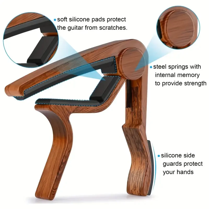 คาโปกีต้าร์โลหะผสมสังกะสีคุณภา - Guitar Capo Clip บทวิจารณ์และราคา