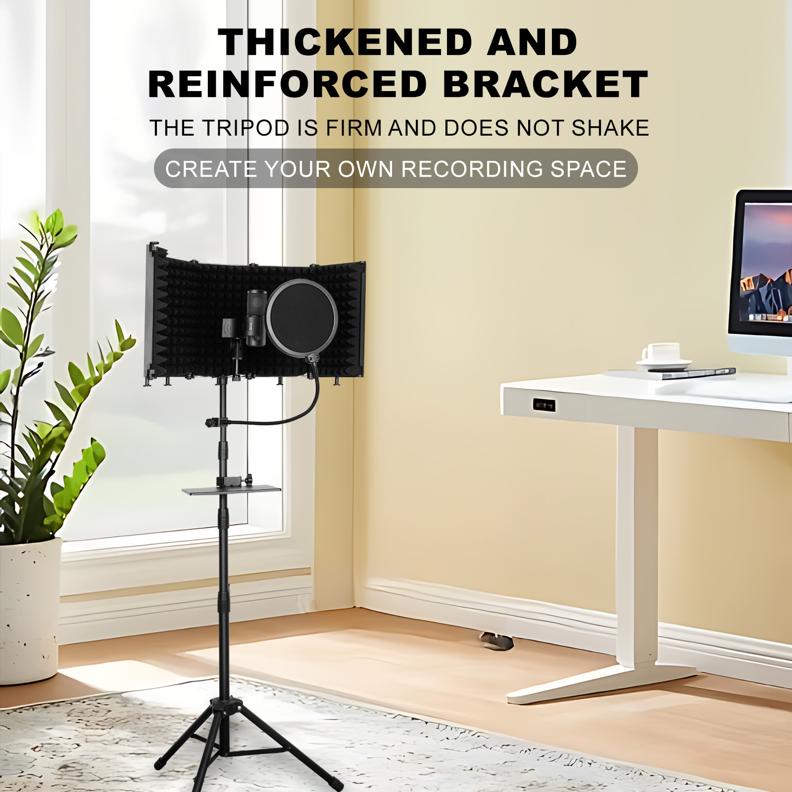 บูธกันเสียงสำหรับไมโครโฟนแบบสต - Recording Pop Filter บทวิจารณ์และราคา