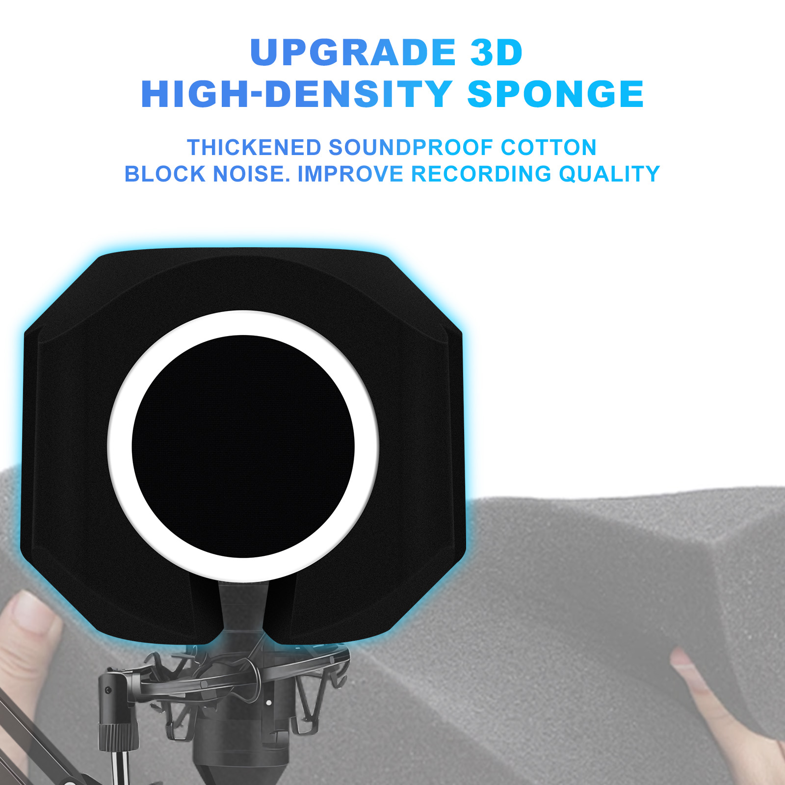 ไมโครโฟน WIND SHIELD POP FILTE - Recording Pop Filter บทวิจารณ์และราคา