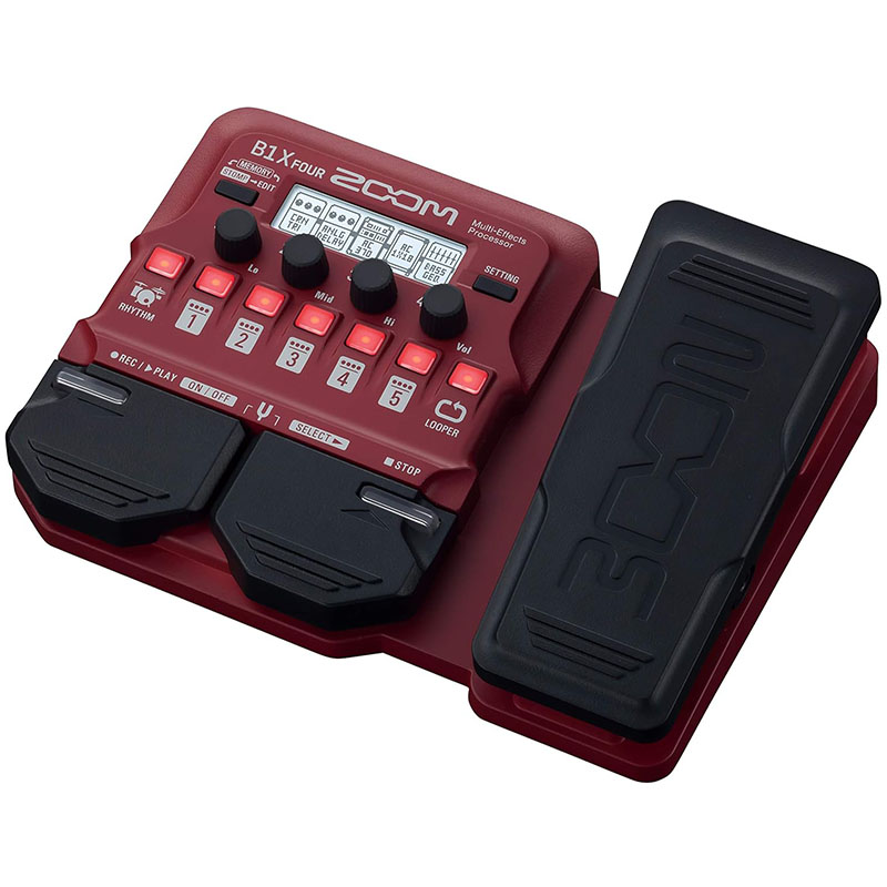 ZOOM B1X FOUR โปรเซสเซอร์มัลติ - Looper Pedal Guitar บทวิจารณ์และราคา