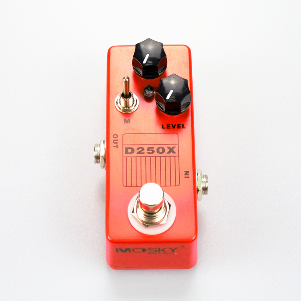 Mosky D250X Preamp Overdrive ก - Looper Pedal Guitar บทวิจารณ์และราคา