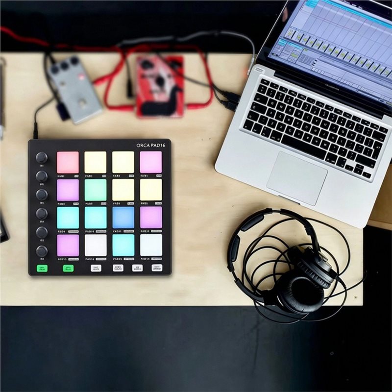 คีย์บอร์ดคอนโทรลเลอร์ PAD16 สำ - Audio Music Dj บทวิจารณ์และราคา
