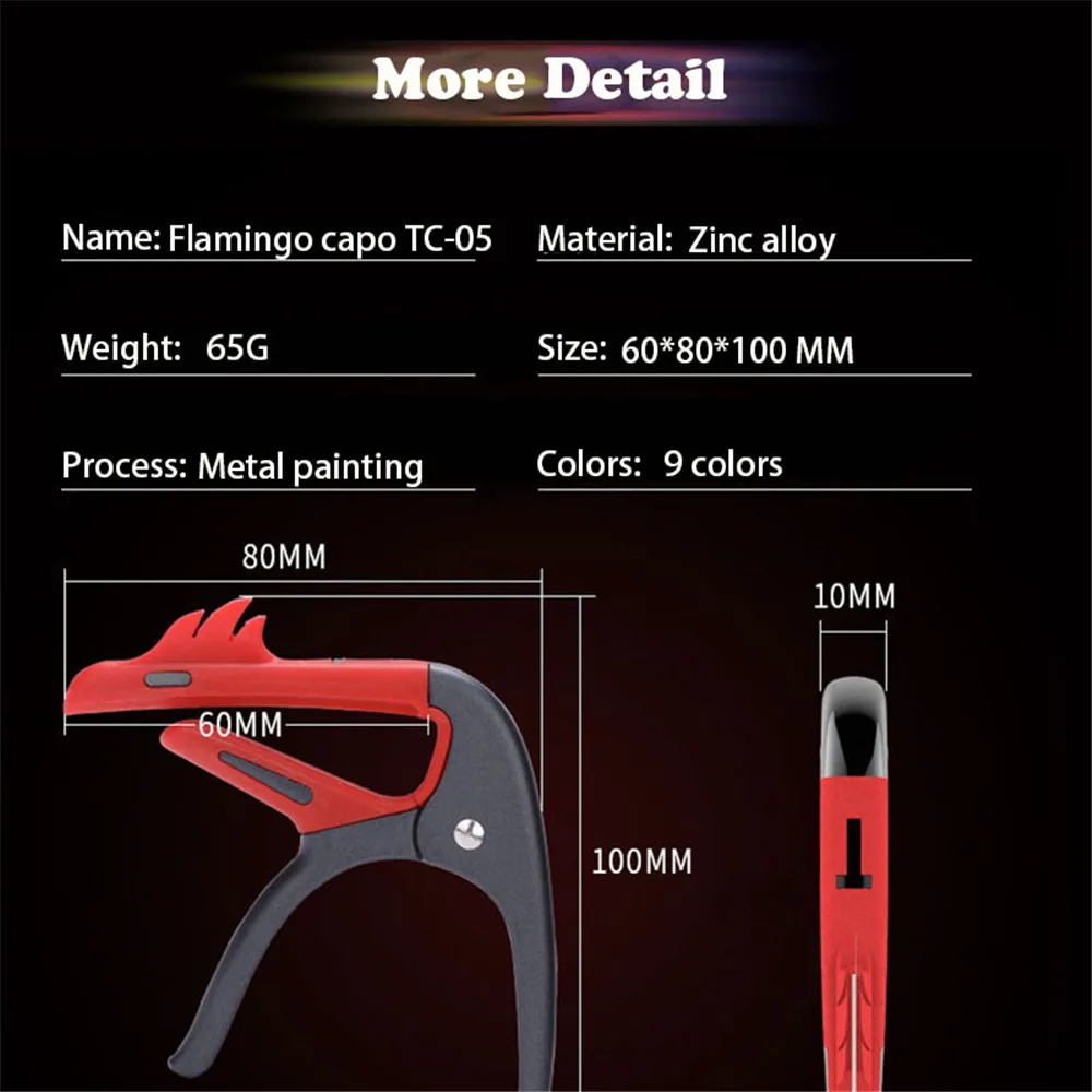 IRIN กีตาร์คาโป้ เมทัล ฟลามิงโ - Guitar Capo Clip บทวิจารณ์และราคา