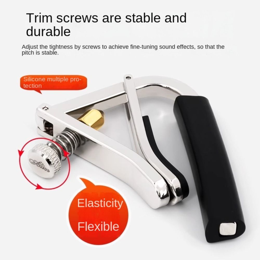 คาโป้กีตาร์แบบดึงพร้อมที่เก็บป - Guitar Capo Clip บทวิจารณ์และราคา