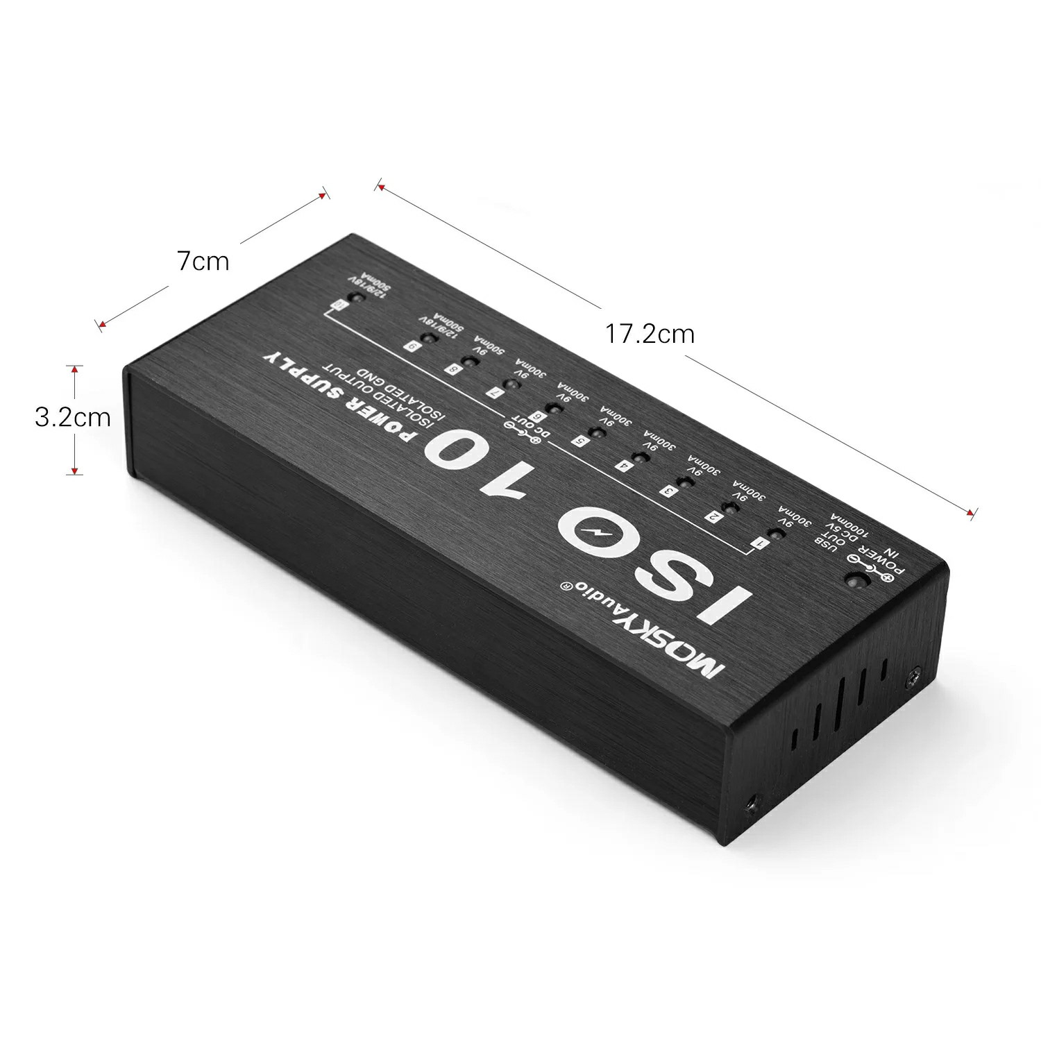 MOSKY ISO-10 กีตาร์แหล่งจ่ายไฟ - Looper Pedal Guitar บทวิจารณ์และราคา