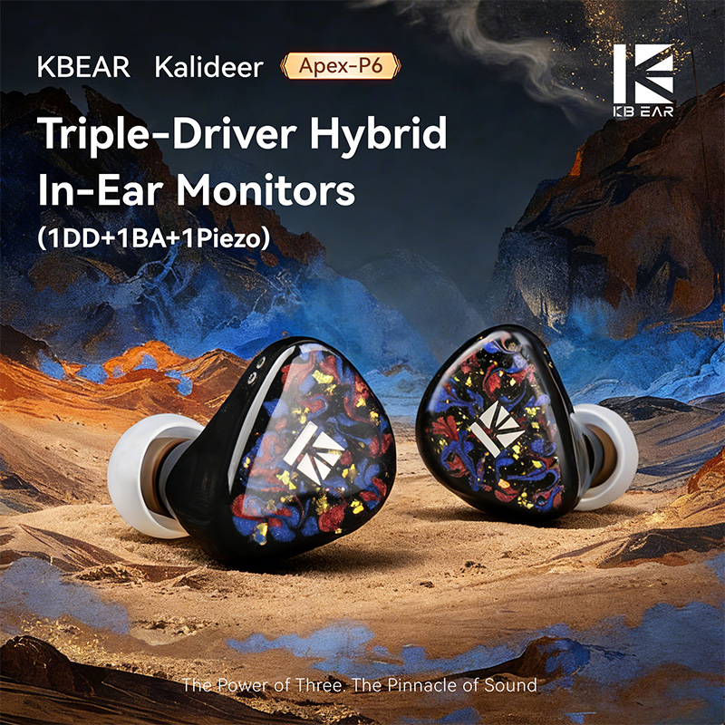    KBEAR Kalideer Apex-P6 ไฮไ - Audio Music Dj บทวิจารณ์และราคา
