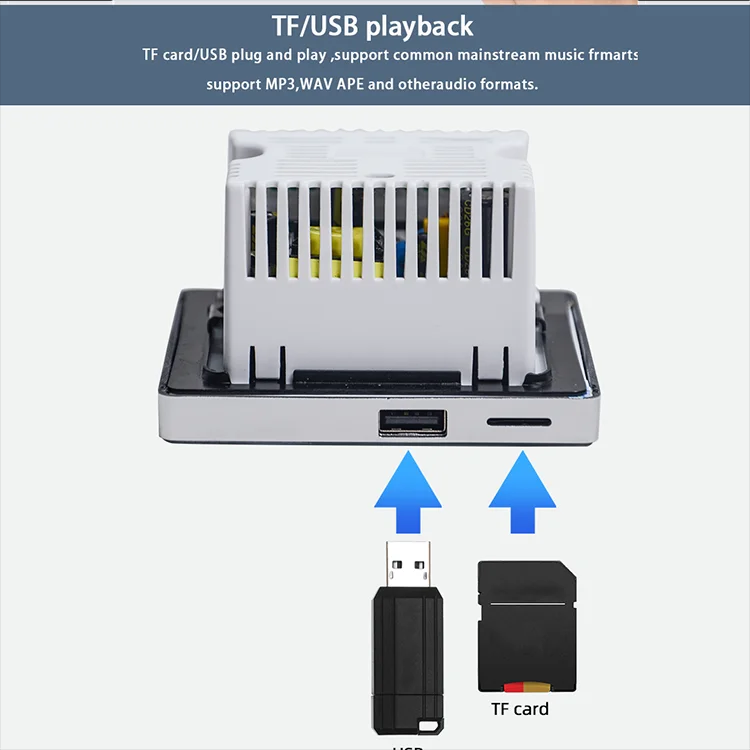 เครื่องขยายเสียงติดผนังบลูทูธส - Audio Music Generator บทวิจารณ์และราคา