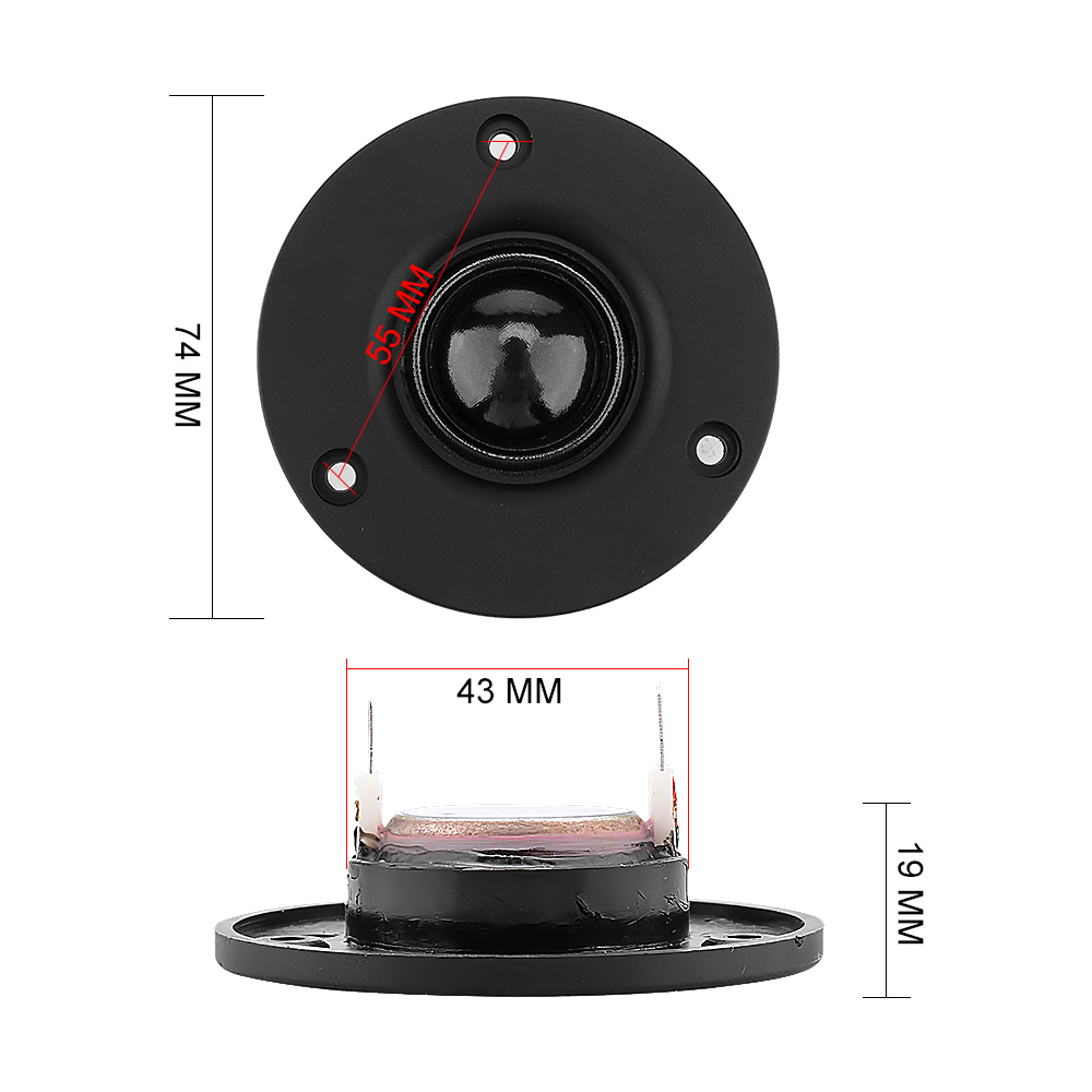 AIYIMA 2Pcs 3นิ้วทวีตเตอร์เสีย - Audio Music Generator บทวิจารณ์และราคา
