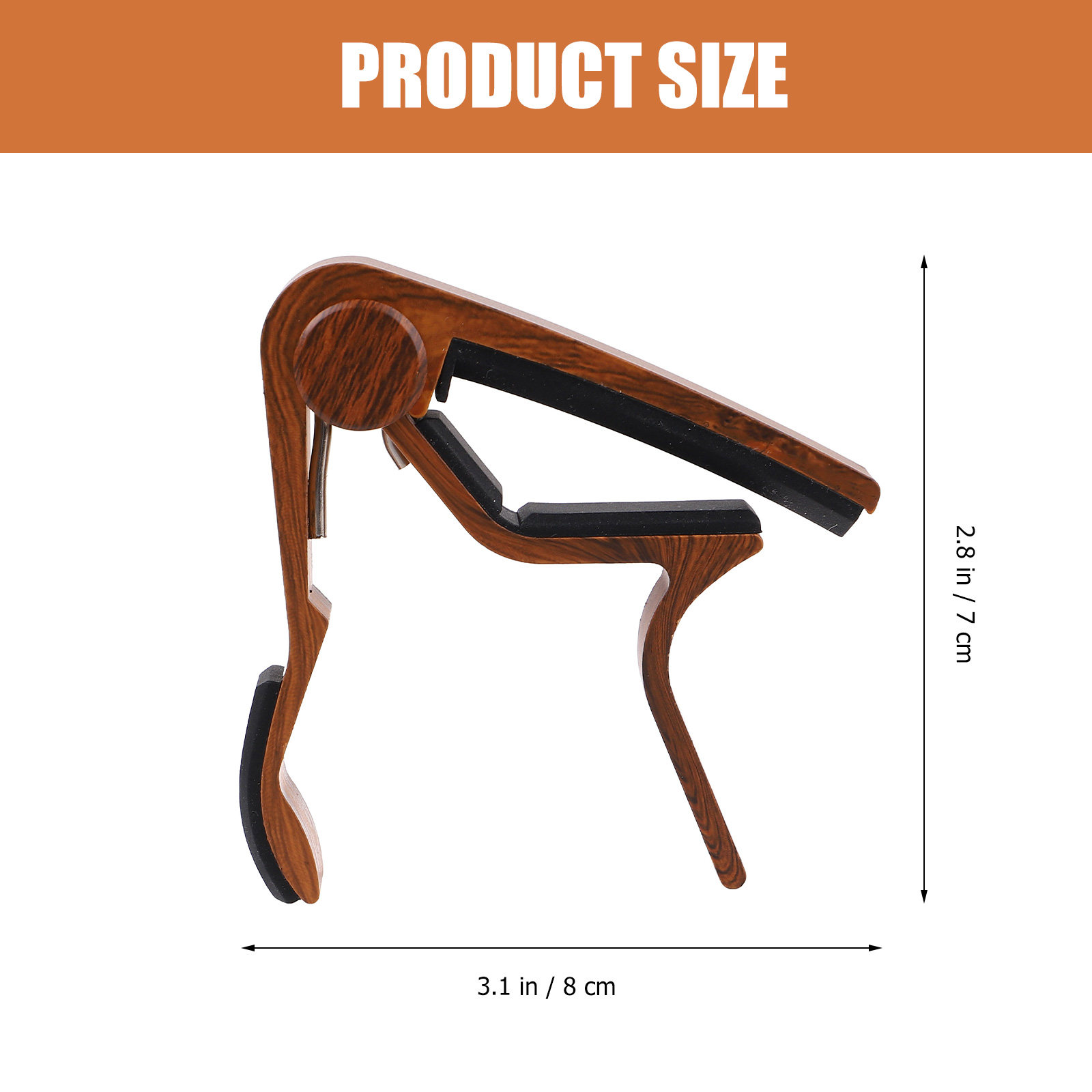 คาโป้กีตาร์โลหะผสมสังกะสี ทนทา - Guitar Capo Clip บทวิจารณ์และราคา
