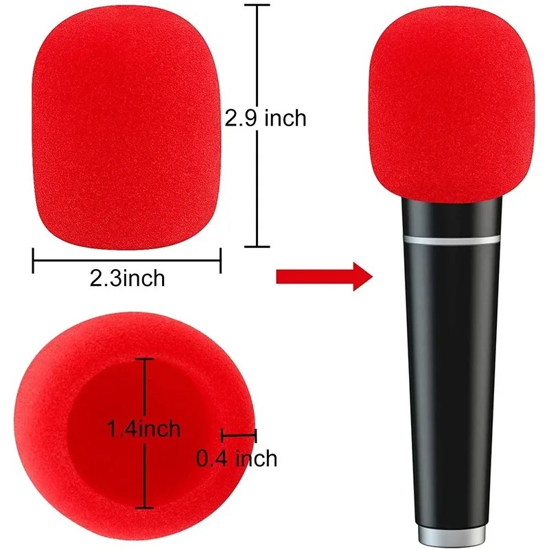 ไมโครโฟนกระจกโฟมหนา MIC ครอบคล - Recording Pop Filter บทวิจารณ์และราคา