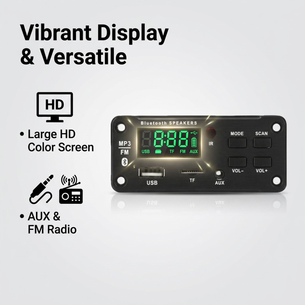 50W เครื่องขยายเสียงบลูทูธ MP3 - Audio Music Free Mp3 บทวิจารณ์และราคา