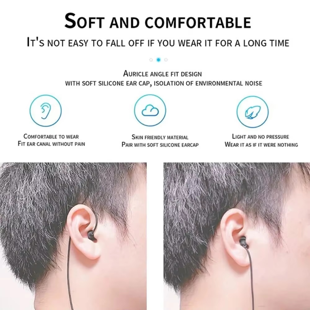 3.5 มม.หูฟังแบบมีสายสั้นหูฟังซ - Audio Music Free Mp3 บทวิจารณ์และราคา