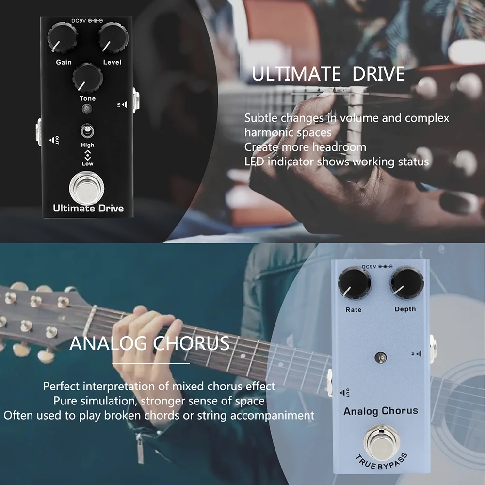 เอฟเฟคกีตาร์ไฟฟ้า โอเวอร์ไดรฟ์ - Looper Pedal Guitar บทวิจารณ์และราคา