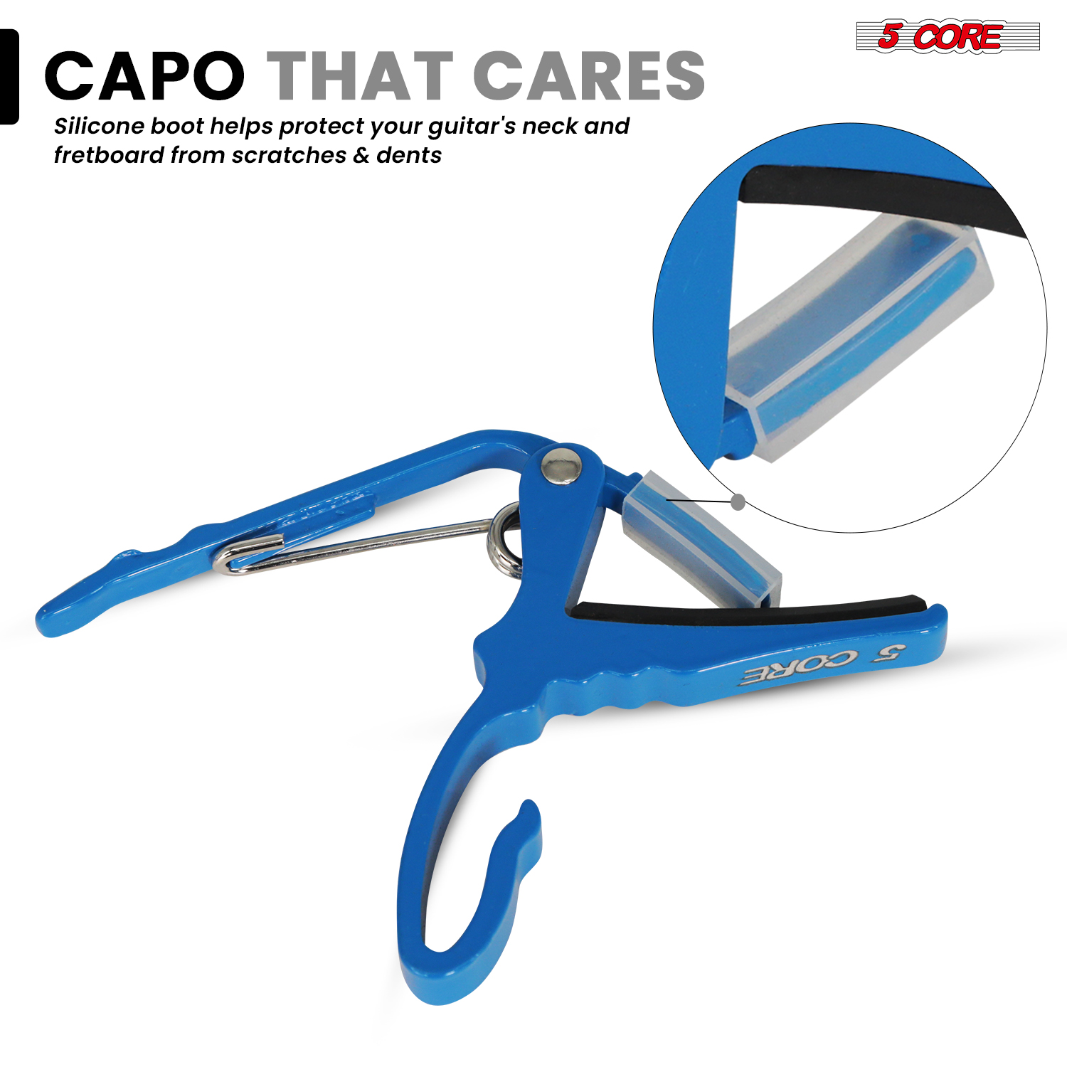 คลิปหนีบสายกีตาร์อะคูสติกไฟฟ้า - Guitar Capo Clip บทวิจารณ์และราคา