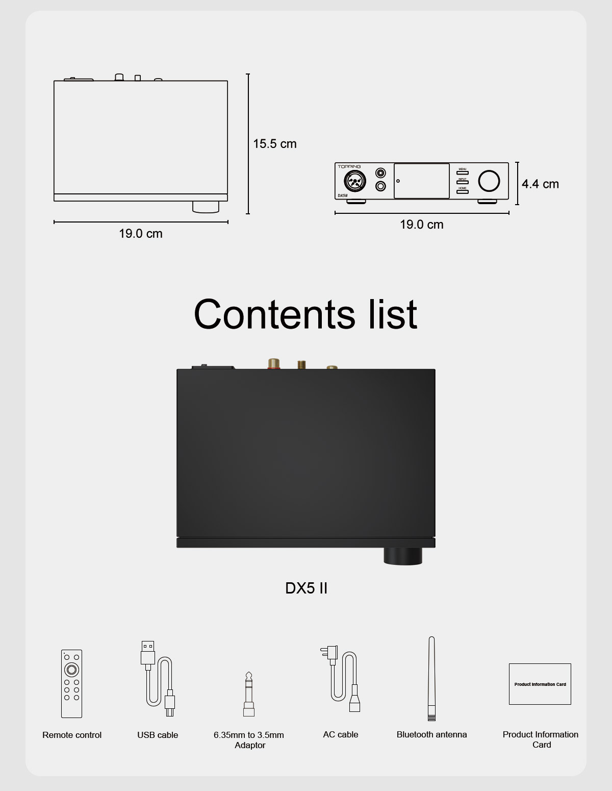 Topping DX5II DX5 II เพลงดิจิต - Audio Music Generator บทวิจารณ์และราคา