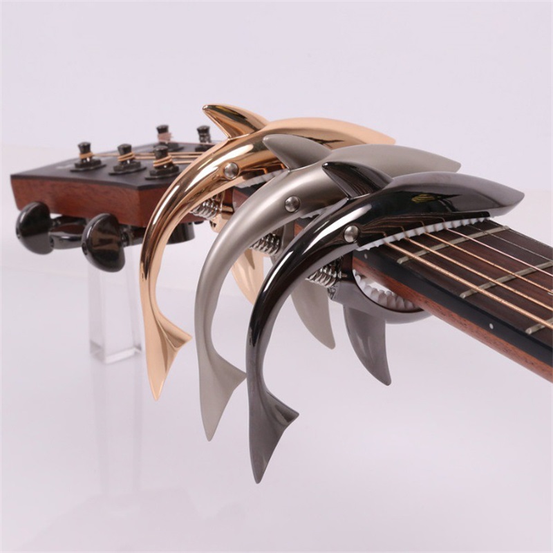 คาโปกีตาร์โลหะรูปฉลาม ทำจากโลห - Guitar Capo Clip บทวิจารณ์และราคา