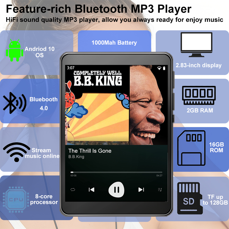 เครื่องเล่น MP3 แบบ WiFi ระบบ  - Audio Music Download Free Mp3 บทวิจารณ์และราคา